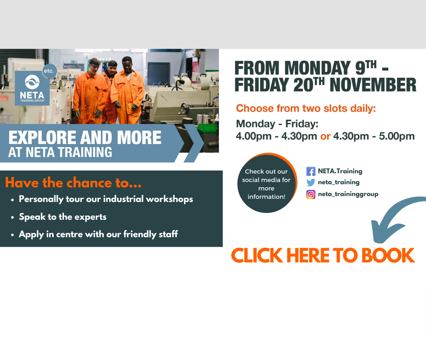 Engineering Study Programmes | Neta Training Group