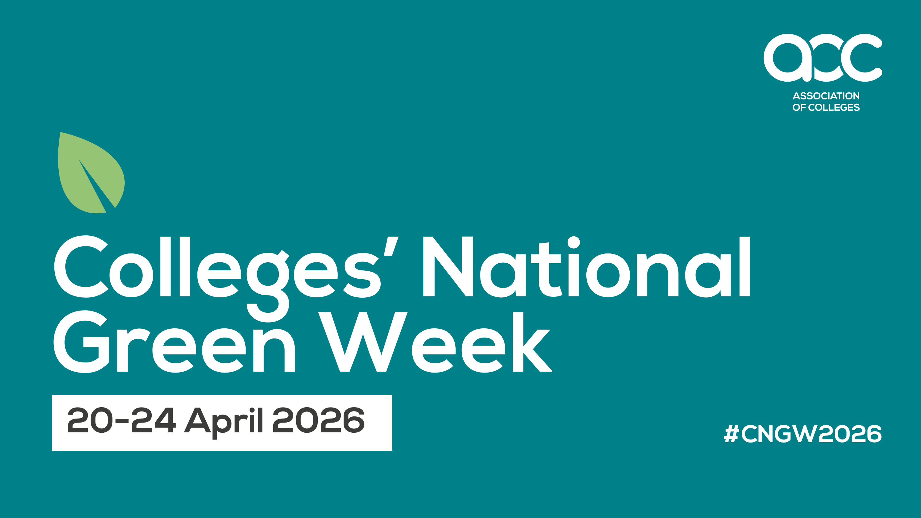 Aoc Colleges National Green Week 2026